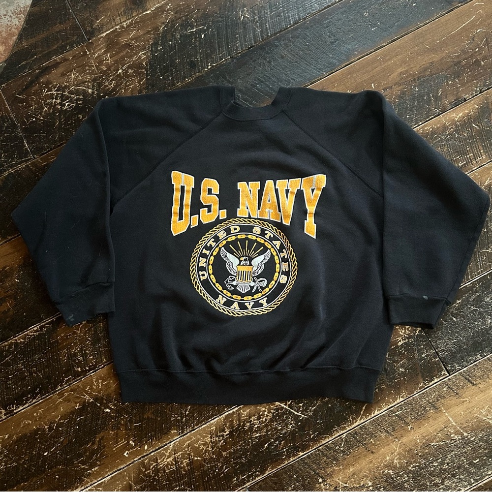 Vintage US Navy Crew Neck Sweatshirt | men’s XL